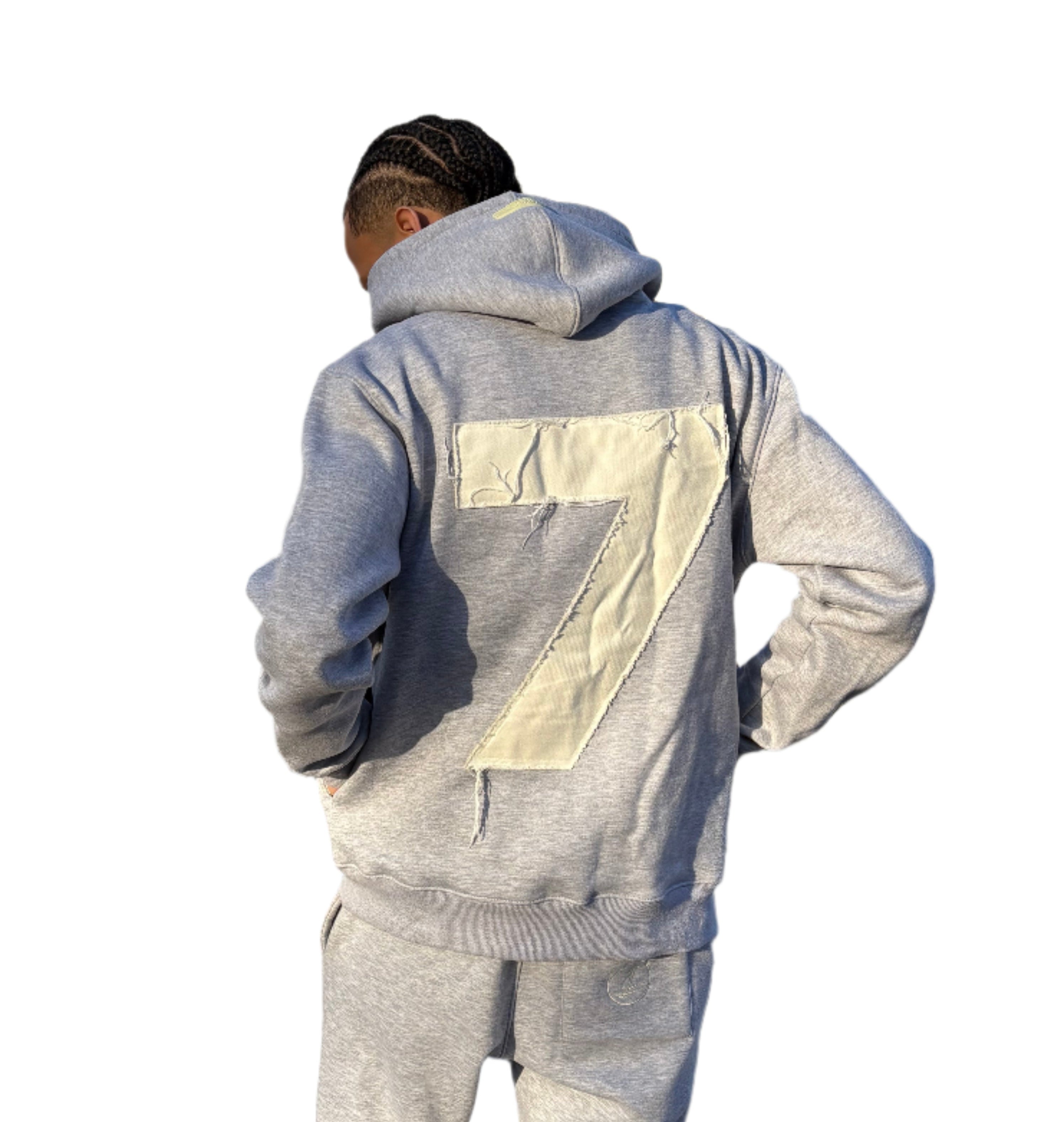 Gray "YAHWEH 7" Hoodie