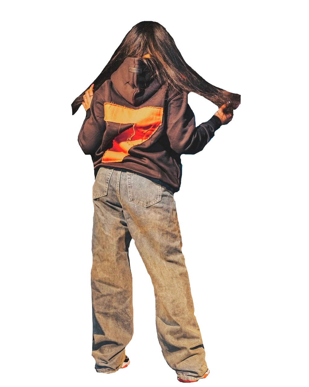 Black & Red "YAHWEH 7" Hoodie