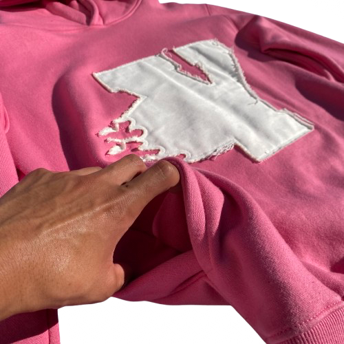 Pink " YAHWEH 7" Hoodie
