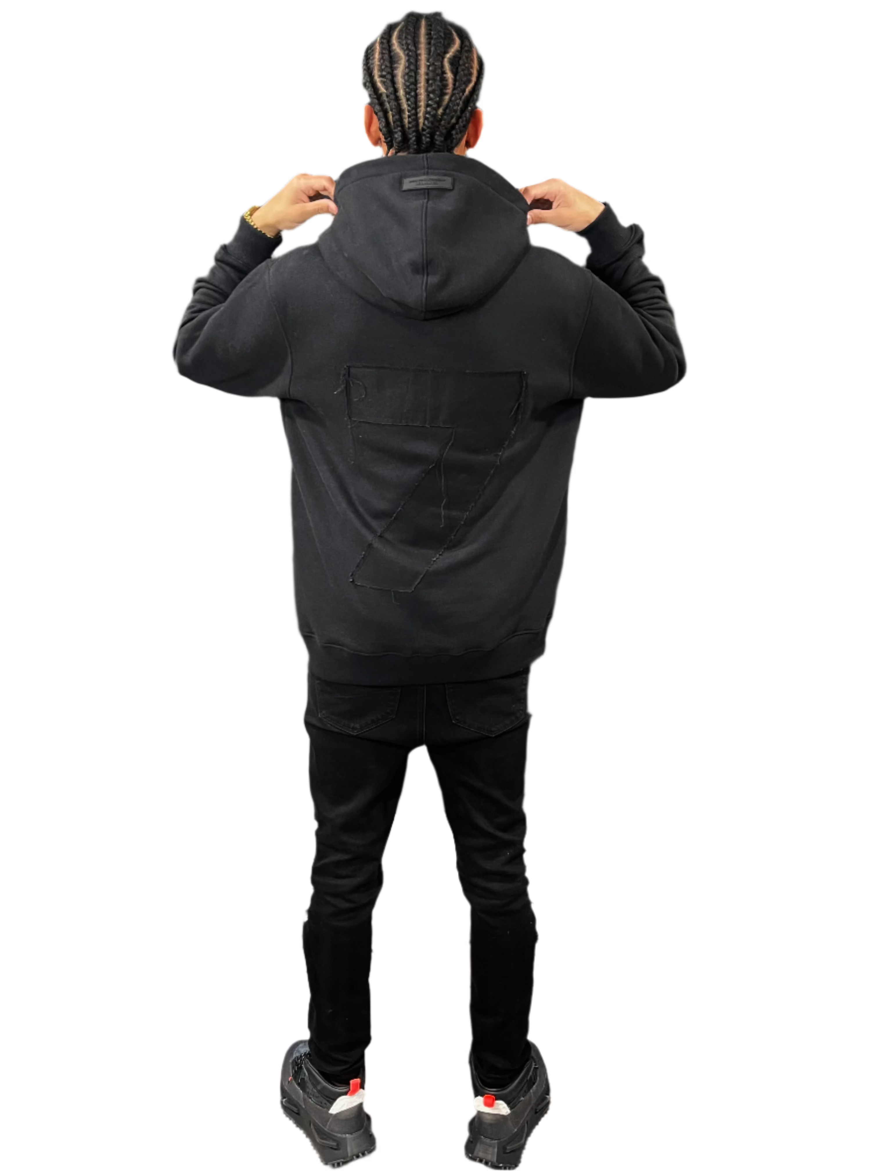 Black " YAHWEH 7" Hoodie