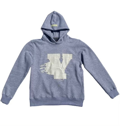 Grey "YAHWEH 7" Hoodie