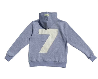 Grey "YAHWEH 7" Hoodie